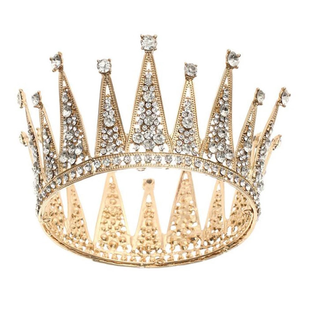 Lumière Bridal Crown - detail diamond cut